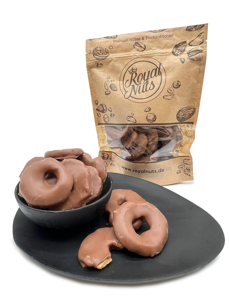 Apfelringe mit Vollmilchschokolade - Royalnuts Genuss GmbH