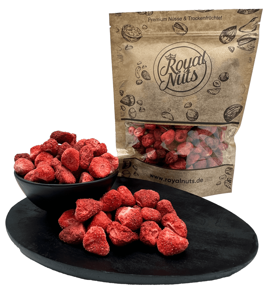 Gefriergetrocknete Erdbeeren - Royalnuts Genuss GmbH