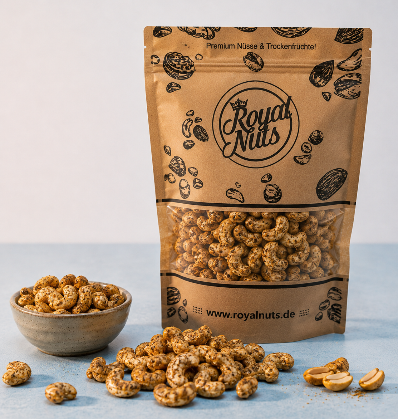 Cashewkerne geröstet mit Trüffel Pulver