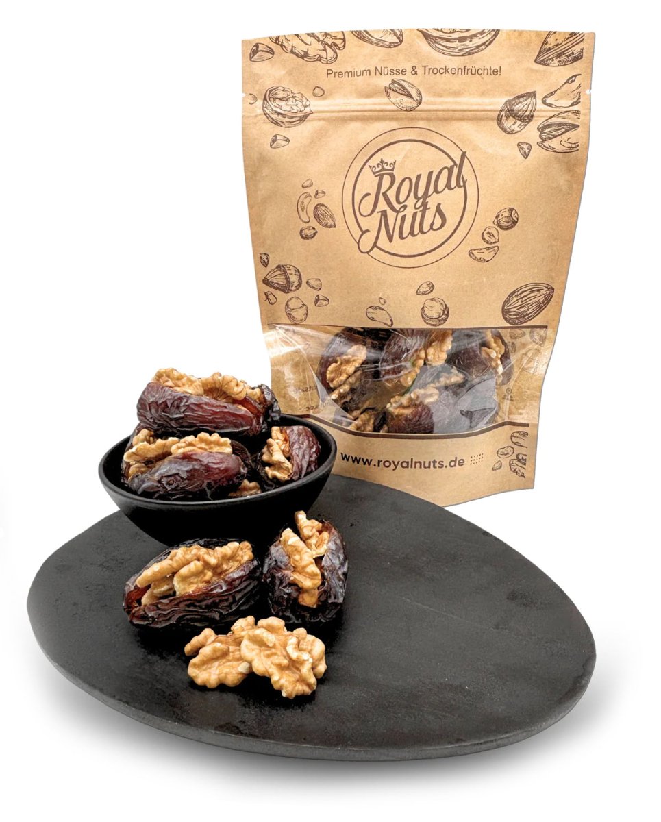 Medjool Datteln mit Walnüssen - Royalnuts Genuss GmbH