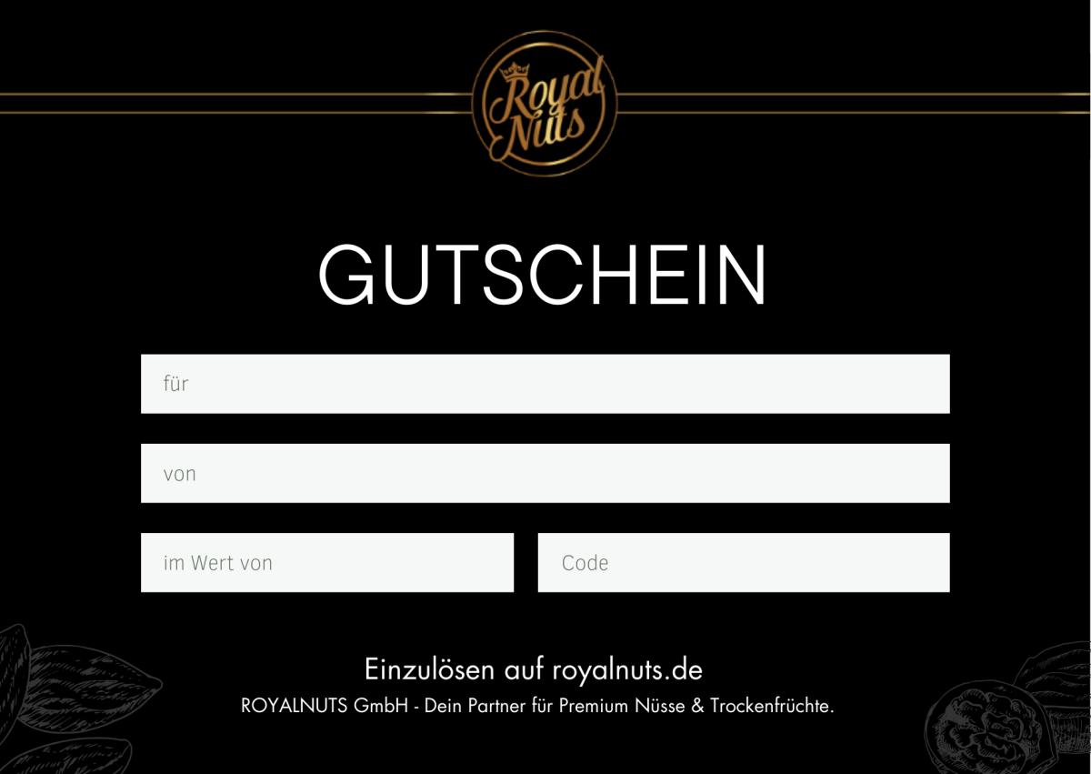 ROYALNUTS Gutschein - Royalnuts Genuss GmbH