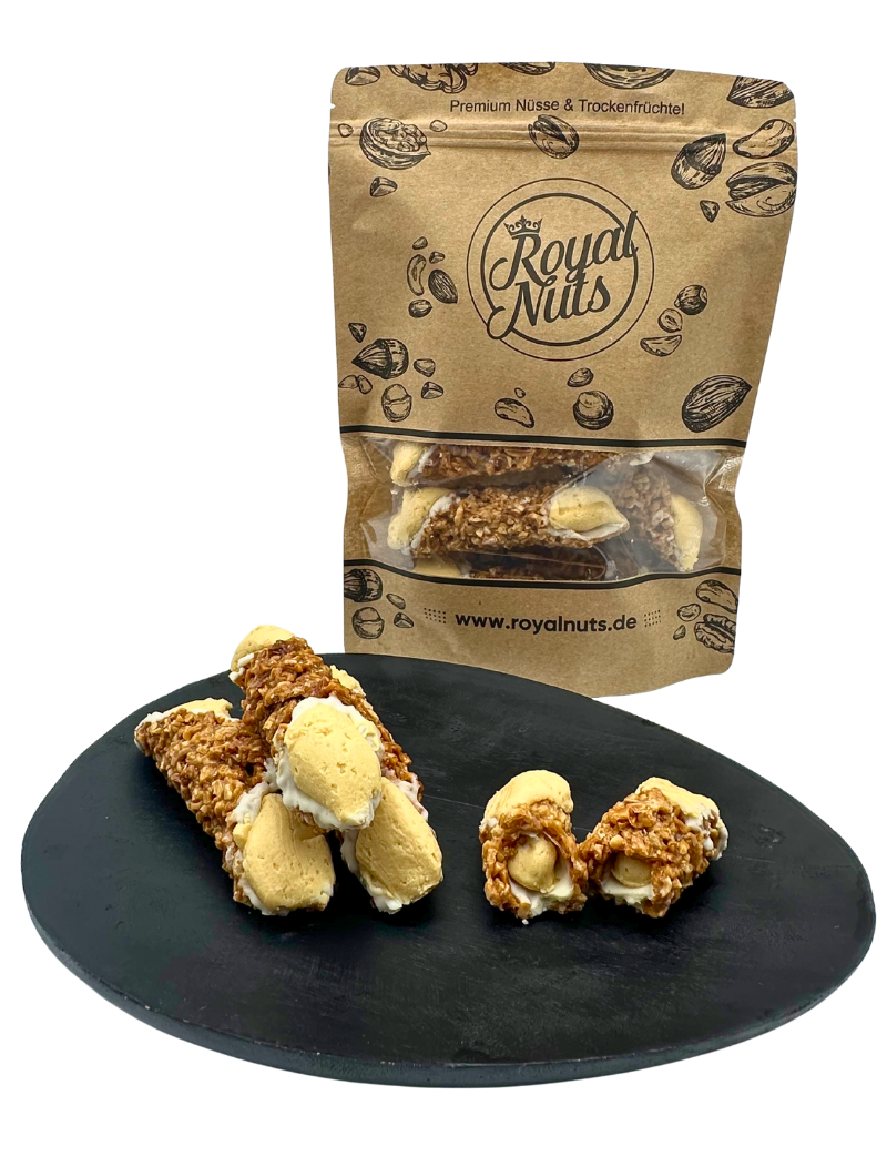 Cannoli mit Karamell & Krokant