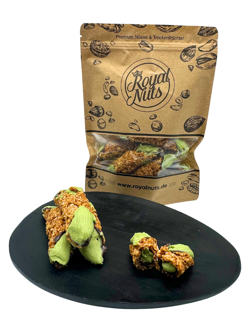 Cannoli mit Pistazie & Krokant
